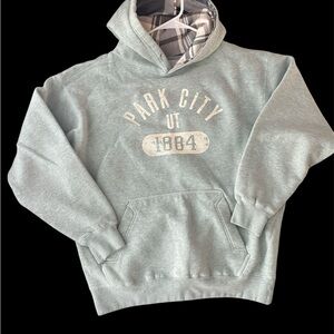 Park City UT 1884 Light Mint Green Hoodie